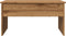 vidaXL - Salontafel - 80x50,5x41,5 - cm - bewerkt - hout - artisanaal - eikenkleurig