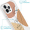 iMoshion Hoesje Geschikt voor iPhone 13 Pro Hoesje Siliconen - iMoshion Design hoesje - Transparant / Line Art Color Face