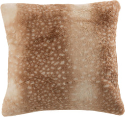 J-Line kussen Bambi - polyester - bruin/beige