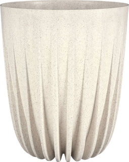 Mica Decorations Lungo Bloempot - H36 x Ø30 cm - Lichtgewicht - Off White
