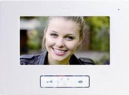 m-e modern-electronics Vistus Binnenunit voor Video-deurintercom Kabelgebonden Wit