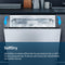 Beko BDSN36541XP - Teilintegrierbare vaatwasser - 15 couvert - PowerIntense-sprayarm - SensorAdapt® - Wit