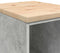 vidaXL - Garagekast - 40x51x85 - cm - massief - grenenhout - betongrijs