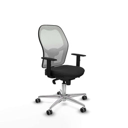 Piqueras y Crespo 1D086G0 - Bureaustoel - Hoogteverstelbaar met armleuning - Zwart