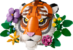 LEGO Art De Faunacollectie - Tijger (31217) - 3D-kunstwerk met aanpasbare bloemen - 744 onderdelen