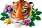 LEGO Art De Faunacollectie - Tijger (31217) - 3D-kunstwerk met aanpasbare bloemen - 744 onderdelen