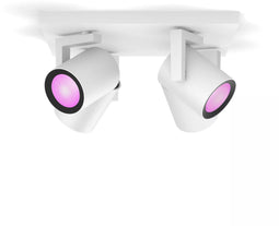 Philips Hue Argenta - Opbouwspot - 4 richtbare GU10 LED-lampen - Wit