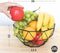 Chefarone Fruitschaal Zwart - Fruitmand - Groentemand - broodmand - Metaal & Hout