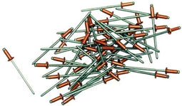 Gesipa 1433503 Standaard blindklinknagel - Platbolkop - Open - AL/ST - 5,0 x 12mm (500st)