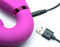 XR Brands Evoke Ergo Fit - Strapless Strap-On met Afstandsbediening - 3 Snelheden en 7 Pulsatiepatronen