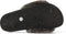 Warmbat Barlee - Dames Slippers - Pluizige voetband van wol - Dark Grey