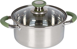 Bo-Camp Elan - Pan - RVS - Ø 14 cm - Vaatwasserbestendig - Zilver