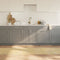 vidaXL - Vloerkleed - rechthoekig - 60x400 - cm - bamboe - lichtnaturel