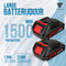Vesto® Draadloze Heggenschaar - Incl. buxusschaarmes en grasschaarmes - 21V lithium-ion accu - Lichtgewicht en ergonomisch (2 stuks)