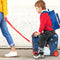 Coast Kinderreiskoffer & Rugzak - 2-delige kofferset - Ruimte thema - Zwart/Blauw