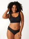 sloggi ZERO Feel - Beha top - Uitneembare cups - Zwart - Maat S