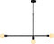 Atmooz - Hanglamp Dots S - E27 - Industrieel - Woonkamer / Slaapkamer / Eetkamer - Plafondlamp - Zwart - Metaal - Hoogte : 95cm