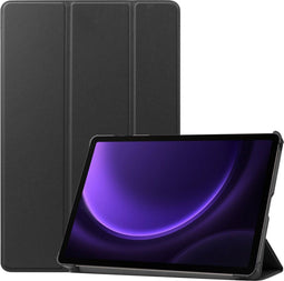 imoshion - Trifold Bookcase - Geschikt voor Samsung Galaxy Tab S9/S10/S10 FE - Auto-wake functie - Zwart