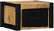 vidaXL - Nachtkastje - 40x35x25 - cm - massief - ruw - mangohout
