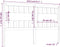 vidaXL - Hoofdbord - 155,5x4x100 - cm - massief - grenenhout - honingbruin