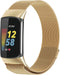 imoshion Milanees magnetisch bandje - Geschikt voor Fitbit Charge 6, Charge 5 - Goud - S