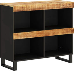 vidaXL - Bijzetkast - 85x33x75 - cm - massief - mangohout