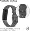 iMoshion Bandje Geschikt voor Fitbit Ace 2 - iMoshion Siliconen band gekleurde gesp - Grijs
