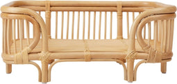 OYOY Otto Hondenmand Medium - Rotan - H30 x L69 x B55 cm