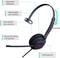 Yealink UH37 - USB-headset - Dubbele microfoon met ruisonderdrukking - Zwart