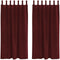 vidaXL - Blackout - Gordijnen - met - Hanglussen - 2 - stuks - Wijnrood - Fluweel
