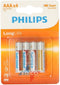 Philips R03 - Alkaline AAA-Batterijen - 118% meer vermogen - 10 jaar stroombehoud (4 stuks)