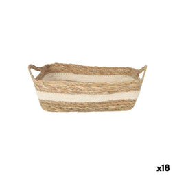 Opbergbak Privilege vlechtwerk 20 x 15 x 7 cm (18 Stuks)