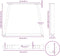 vidaXL - Eettafelpoten - 2 - st - V-vormig - 80x(72-73,3) - cm - staal - zwart