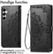 iMoshion Hoesje Geschikt voor Samsung Galaxy A35 Hoesje Met Pasjeshouder - iMoshion Mandala Bookcase - Zwart