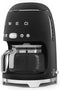 Smeg DCF02BLMEU - Filterkoffiemachine - 10 kopjes - Mat zwart