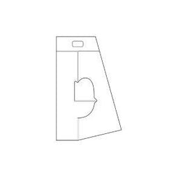 Klika - Rugsteun karton hoogte 290mm - 250 stuks