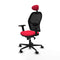 Jorquera Piqueras y Crespo 2D036N1 - Bureaustoel met hoofdsteun - Verstelbare hoogte en armleuning - Rood