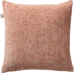 Dutch Decor SIBIL - Kussenhoes 45x45 cm - subtiele structuur - Cork - roze - met rits