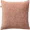 Dutch Decor SIBIL - Kussenhoes 45x45 cm - subtiele structuur - Cork - roze - met rits