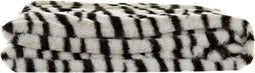 Deken DKD Home Decor Wild 130 x 170 x 2 cm Zwart Grijs Wit Koloniaal