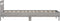 vidaXL - Bedframe - met - hoofdbord - en - LED - grijs - sonoma - eikenkleur - 75x190 - cm