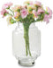 Jodeco Bloemenvaas Lotus - helder transparant glas - glas - D17 x H25 cm - trap vaas