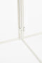 Mica Decorations Odile - Wandtafel voor Buiten - L63 x B33 x H71 cm - Metaal - Bruin Wit