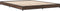 vidaXL - Bedframe - bewerkt - hout - metaal - bruin - eikenkleur - 140x190 - cm
