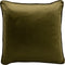 Dutch Decor BASIL - Sierkussen velvet Chive 45x45 cm - groen - Inclusief binnenkussen