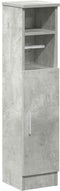 vidaXL - Badkamerkast - met - rolhouder - 20,5x22x90 - cm - betongrijs