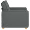 Sofa Stoel Donkergrijs 60 cm Stof