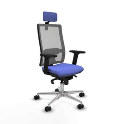 Piqueras y Crespo 2D086N2 - Bureaustoel - Hoofdsteun - Licht Blauw