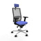 Piqueras y Crespo 2D086N2 - Bureaustoel - Hoofdsteun - Licht Blauw