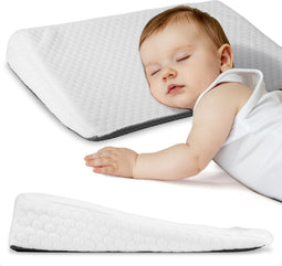 Alyze Wigkussen - Orthopedisch Matrasverhoger - Extra ondersteuning voor hoofd en nek - Wit